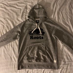 Mens Roots gray hoodie